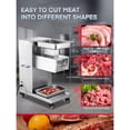 thumbnail image 5 of Commercial Meat Cutter Slicer Machine, 750 Watts Meat Cutting Machine, 2.5mm Blade Removables 1100 Lbs/H 110V Stainless Steel, 5 of 8