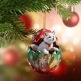 thumbnail image 1 of Trampa de luz acrílica para decoraciones navideñas, serie de animales exquisitos, mochila plana de acrílico 2D, adornos colgantes para coche, decoración colgante, decoraciones de jardín, decoraciones, 1 of 7