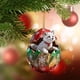 thumbnail image 1 of Adornos navideños, adornos navideños, regalos navideños, serie de animales exquisitos, mochila de acrílico plana 2D, adornos colgantes para coche, trampa de luz acrílica, 1 of 7