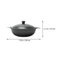 thumbnail image 2 of Rice Noodles Casserole Multi-function Soup Pot Iron Casserole Cooking Pot Kitchen Stewing Pot, 2 of 6