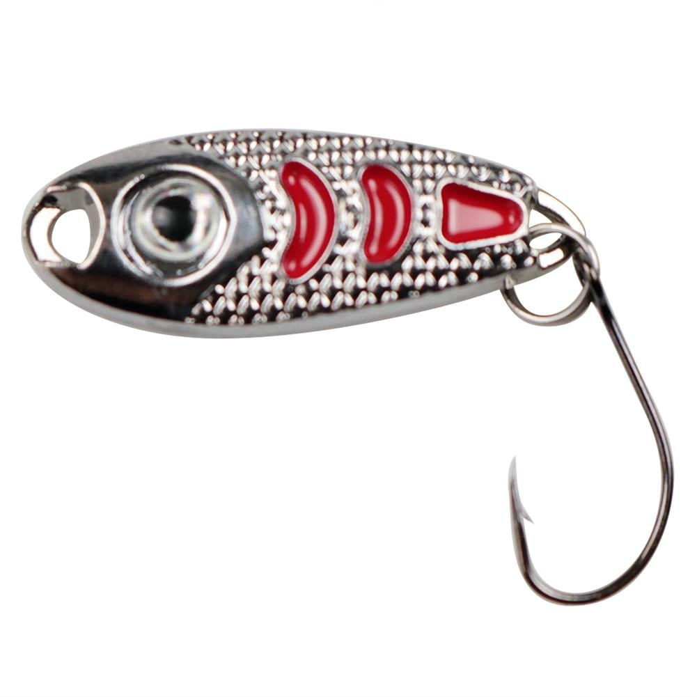 6Pcs/Set 2.5g Metal Fishing Lures Spoon Spinner Hard Baits Single Hook Tackles