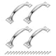 thumbnail image 1 of Tiradores de puerta, paquete de 4, tiradores de puerta de 4 pulgadas/99mm con tornillos para hardware de cajones, 1 of 6
