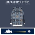 thumbnail image 5 of FORMRS Unisex School Backpack 17" Student Travel Bag with Laptop Compartment, Cartoon Cute Cat, 5 of 7