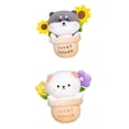 thumbnail image 1 of 2x Animal de Peluche Suave Juguete de Peluche Decoración de La Habitación para Regalos de Cumpleaños Y Soledad Peluches, 1 of 10
