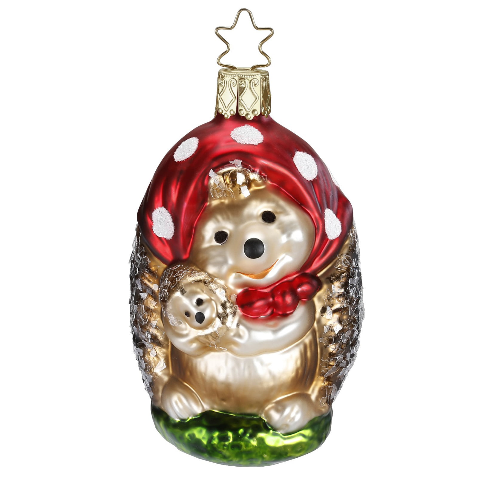 Inge's Christmas Heirlooms  Pink Heart Cookie  Glass Christmas Ornament  Germany 