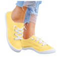thumbnail image 6 of YLYL Women's Canvas Sneaker Round Toe Slip on Low Top Fashion Casual Comfort Walking Shoes, 6 of 6