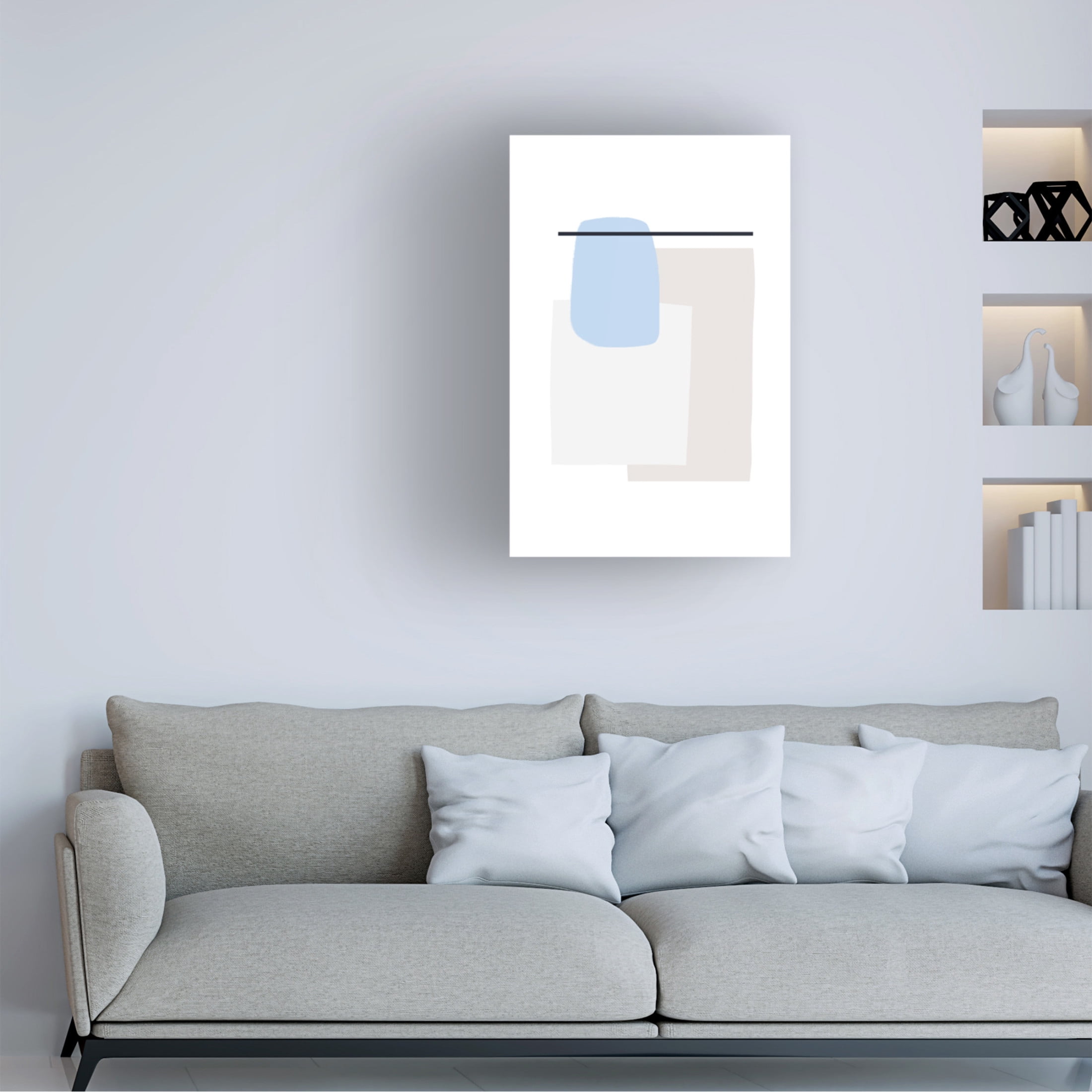 Trademark Fine Art uplusmestudio Life In Layers Canvas Wall Art