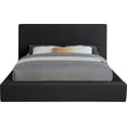 thumbnail image 3 of Meridian Furniture Dorian Black Velvet Full Bed, 3 of 8