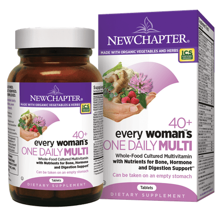 New Chapter Every Woman's One Daily 40 Plus Multivitamin Tablets, 24 (Best Vitamins For Women 40)