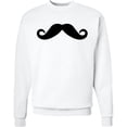 thumbnail image 2 of Inktastic Mustache Adult Sweatshirt, 2 of 4
