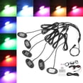 thumbnail image 4 of LED Rock Light Kit 1V6 Bluetooth Remote Control Colorful for Car Motorcycle Chassis, 4 of 14