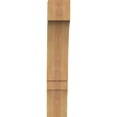 thumbnail image 2 of 4"W x 10"D x 22"H Balboa Rough Sawn Knee Brace, Western Red Cedar, 2 of 4