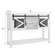 thumbnail image 5 of Mesa de Almacenamiento de Entrada con Puertas Corredizas de Granero, Mesa Consola Rústica Industrial con Estante Abierto para Entrada, Pasillo, Sala de Estar, 5 of 38