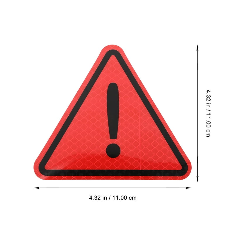 Safety Sign – Dubai – Traffic Reflective Vehicle Sticker yellow