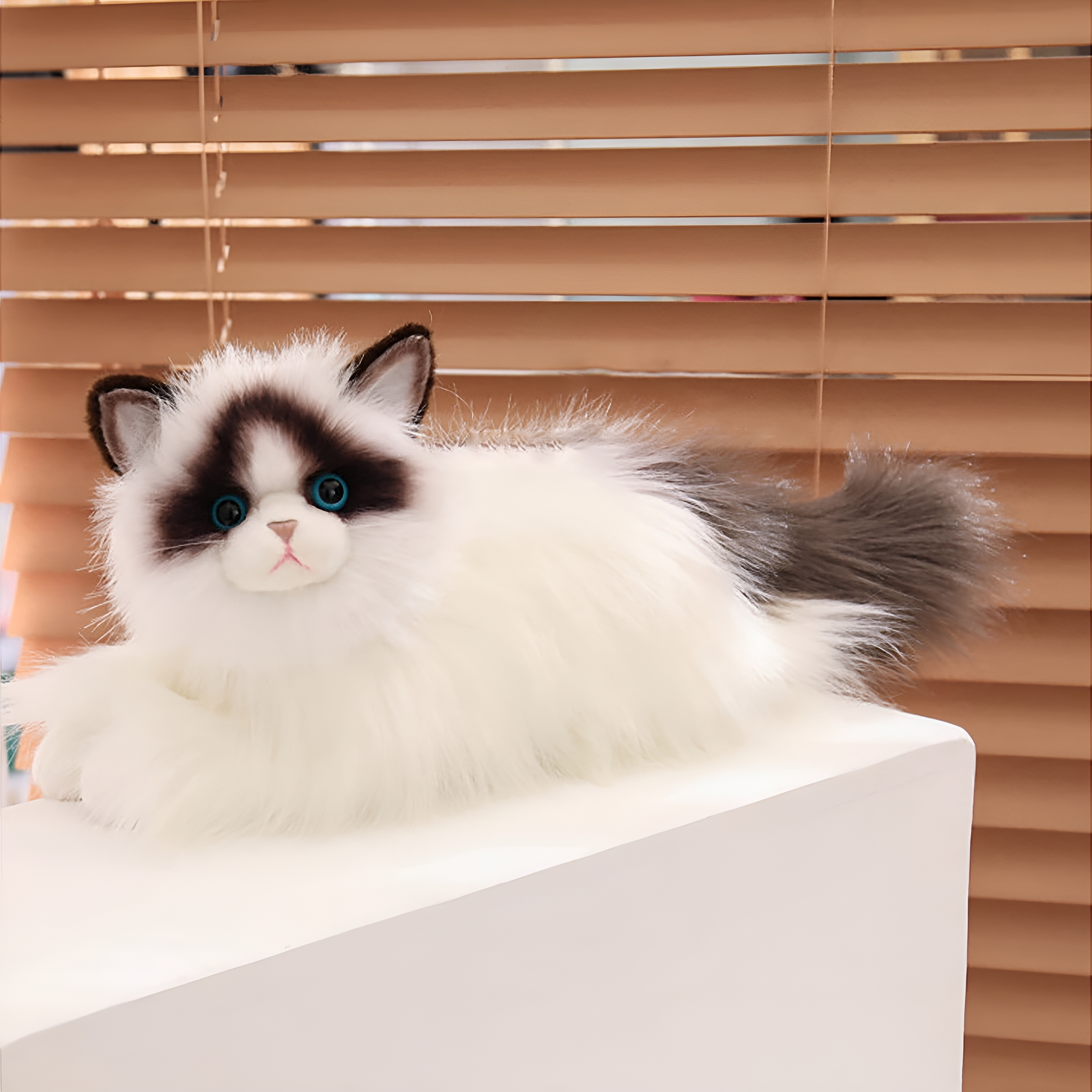 BESTSKY Cat Pets,Handmade Weighted Stuffed Animals,Cat Plush Toy,Ragdoll Cat