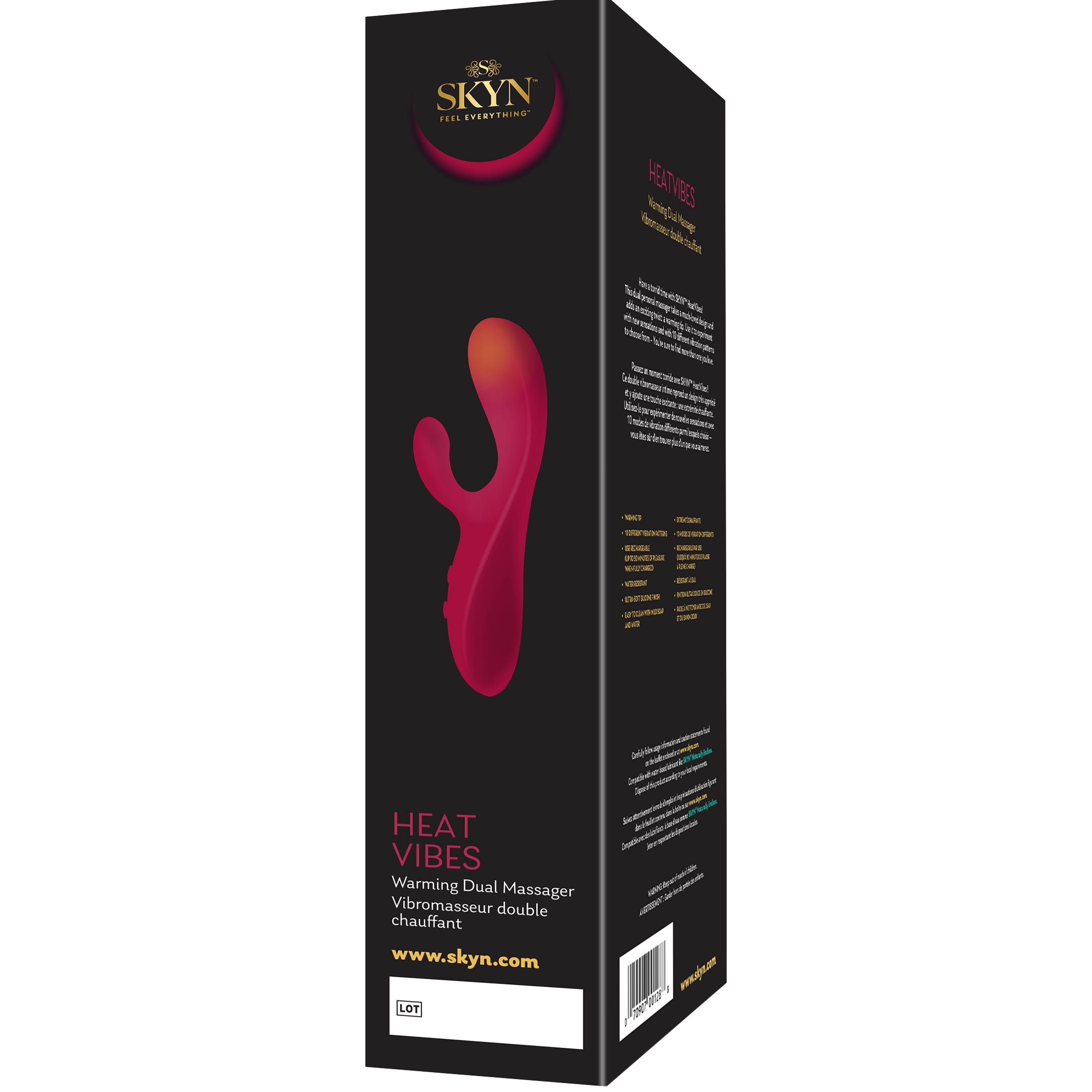 skyn pulse vibrating bullet SKYN Thrill 3 Speed Vibrating Bullet Vibrator, 3 Speeds, Rose Gold main image 1