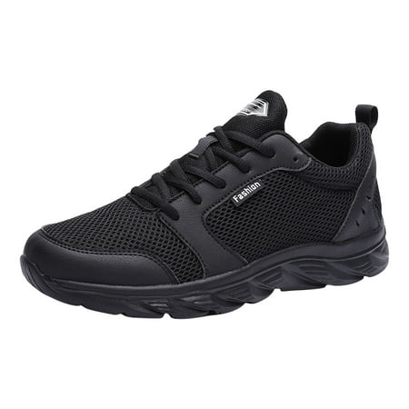 

HSMQHJWE Men Wide Shoes Mens Running Shoes Men S Athletic Sneaker New Fashion Summer And Autumn Men Shoes Mesh Breathable Flat Lightweight Casual Lace Up Solid Color Men S 574 V2 Sneaker