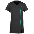 thumbnail image 1 of Premier - Túnica de Trabajo Camellia para Mujer - Pack de 2 (Negro, Turquesa) Premier UTRW7005_blackturquoise, 1 of 1