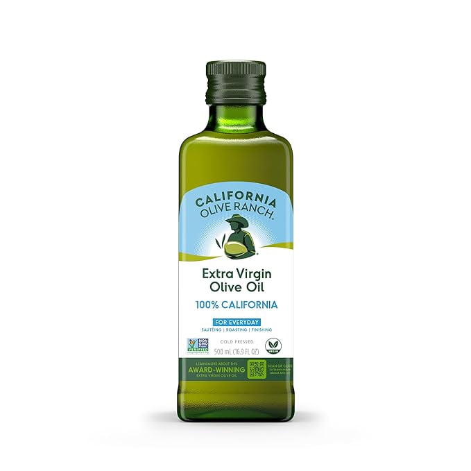 Bariani's California Early Harvest Green Extra Virgin Olive Oil - 500ml (16.9 Fl Oz), Cold Pressed & Unfiltered