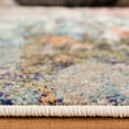 thumbnail image 5 of SAFAVIEH Madison Flowers Vintage Abstract Area Rug, Grey/Blue, 3' x 5', 5 of 8