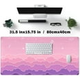 Kawaii Mouse Pad Desk Gaming Accessories Cute Clouds Xxl Mouse Pad Pink