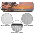 thumbnail image 6 of HUIACONG Butterfly Windshield Sun Shade Compatible with Jeep Wrangler JK JL Windshield Shade Bolck UV Rays & Protect Car Interior Heat Shield Windshield Cover, 6 of 6