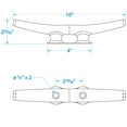 thumbnail image 5 of Seachoice Open Based Galvanized Dock Cleat, 5 of 5