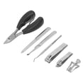 thumbnail image 2 of Toenail Clippers, Lightweight Ingrown Toenail Kit Double Spring 7pcs Beveled Contour Easy Trimming  For Ingrown Nails, 2 of 8