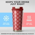 thumbnail image 2 of Christmas 18oz Double Drinking Coffee Mug – Vacuum Insulated Stainless Steel Travel Cup with Leakproof Lid, 316 Steel Thermos Tumbler for Hot & Cold Beverages, 2 of 7