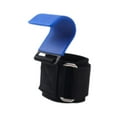 thumbnail image 5 of yotijay Fitness Weight Lifting Hook Padded Wrist Straps for Shrugs Powerlifting Rows Blue, 5 of 8