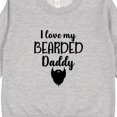 thumbnail image 3 of Inktastic I Love My Bearded Daddy Toddler Sweatshirt, 3 of 4