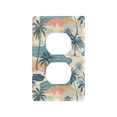 thumbnail image 3 of Switch Panel Switch Decoration 2.76x4.53x0.28 Inches Unused Outlet Cover Switch Plate Wall Plates Living Room Kitchen Bedroom Study Switches River Coconut Tree, 3 of 8