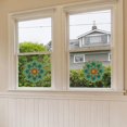 thumbnail image 5 of Pegatinas para ventanas: 2 impresionantes pegatinas estáticas decorativas con diseño de mandala para evitar que los pájaros choquen contra las ventanas, 5 of 5