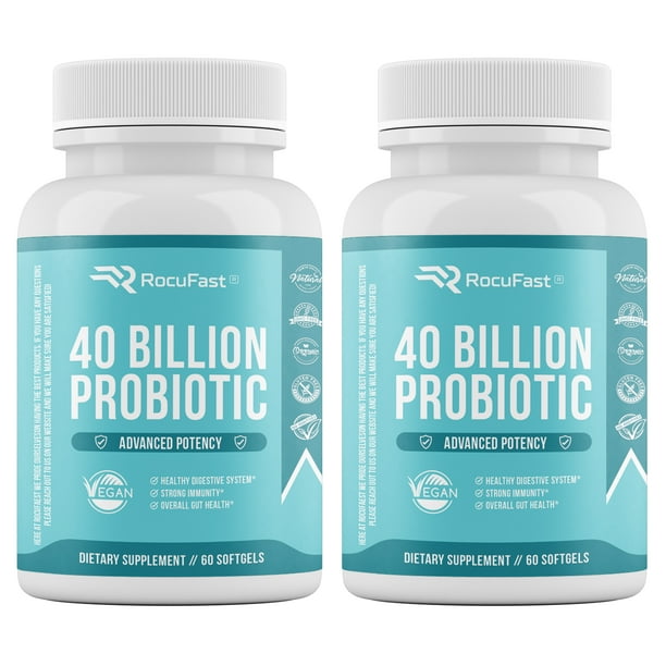 2Pack Probiotics 40 Billion CFU Dr. Approved Probiotics for Women