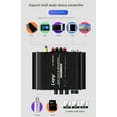 thumbnail image 2 of 4*400W 4.1 Mini Hi-Fi Digital Bluetooth Wireless Power Amplifier Car Home Stereo Speakers Bass Amplifier ,Scalable Fun, 2 of 5