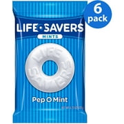 Angle View: LifeSavers Pepoment Candy, 6.25 oz, 6 Pack