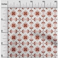 thumbnail image 2 of oneOone Cotton Poplin Maroon Fabric Asian Block Floral Sewing Craft Projects Fabric Prints By Yard 56 Inch Wide, 2 of 4