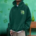 thumbnail image 1 of WILLBEST Sweat à Capuche et Chandails en Molleton pour Hommes Mode Automne et Hiver Décontracté Imprimé Stpatrick à Manches Longues, 1 of 5