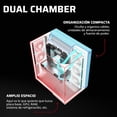 thumbnail image 4 of Gabinete Gamer BALAM RUSH TANK MAJESTIC 7600 ATX Media Torre 5 Fan Panel Cristal Templado USB-C ARGB Blanco BR-941501, 4 of 6