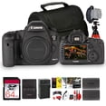 thumbnail image 1 of Canon EOS 5D Mark III DSLR Camera Body (5260B002), 22.3MP Full-Frame, 61-Point AF, Dual Card Slots + 64GB Memory Card, Camera Bag & Photo Software Bundle (International Model), 1 of 9