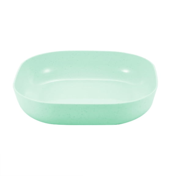 Dinner Plate, Ceramic Dinner Plate Salad Plate, Pretty Multipurpose Scenario Dishes for Cupcakes Fruits Snacks Spaghetti Dumplings Dip Serving Platter (dark square saucer green)