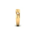 thumbnail image 3 of Real Diamond Promise Band Ring for Men, Wide Band Ring - HI-SI Quality, 14K Yellow Gold, US 3.00, 3 of 9