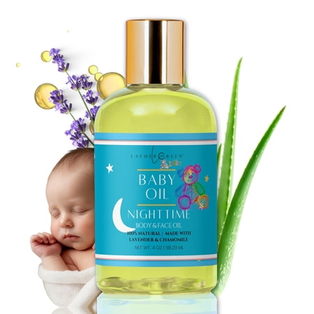 Nighttime Baby Oil | Gentle Lavender & Chamomile Oil for Babies