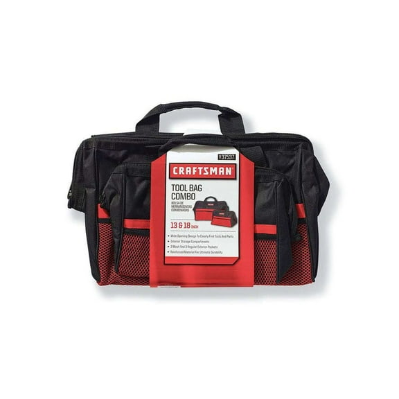 Craftsman 9-37537 Tool Bag Combo, 13"/18"