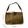 thumbnail image 3 of FENOHREFE Shopping Shoulder Bag Large Capacity CanvasBags for Girl Women Bag Retro Casual Travel Bags Versatile MessengerBag, 3 of 8
