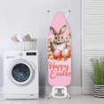thumbnail image 3 of HELLHERO Floral Easter Egg Design Iron Board Cover Adjustable Fastener Protection Covers 15x54 Inch for Table Top, Thanksgiving, 3 of 5
