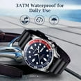 thumbnail image 3 of EXPLOJOY Waterproof Chronograph Wristwatch – Durable Silicone Band and Modern Design, 3 of 9