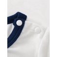 thumbnail image 3 of Adorable Astronaut Long-Sleeve Romper - Soft Spandex, Button Neck - All-Season Newborn Jumpsuit, 3 of 6