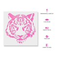 thumbnail image 2 of Plantilla de pared con cabeza de tigre Stencil Revolution, 2 of 8