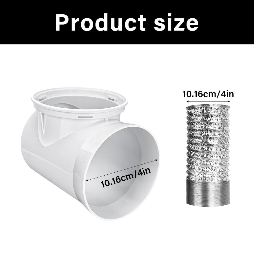 Multifunctional Dryer Air Fitting Flexible Exhaust System Plastic Construction